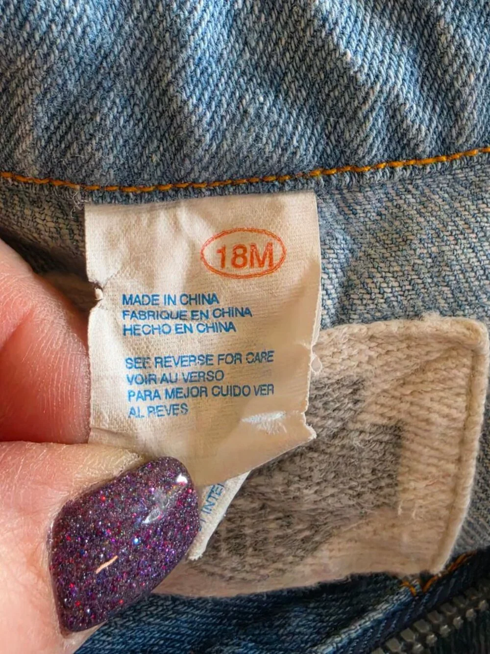 Vtg Harley Davidson Baby Denim Coveralls Jumpsuit